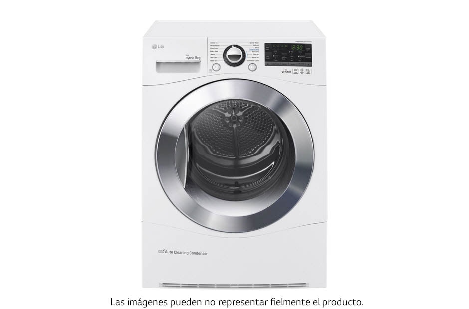 LG Capacidad de Secado 9 Kg, Sensor Dry y Esterilizador, RC9041A3Z